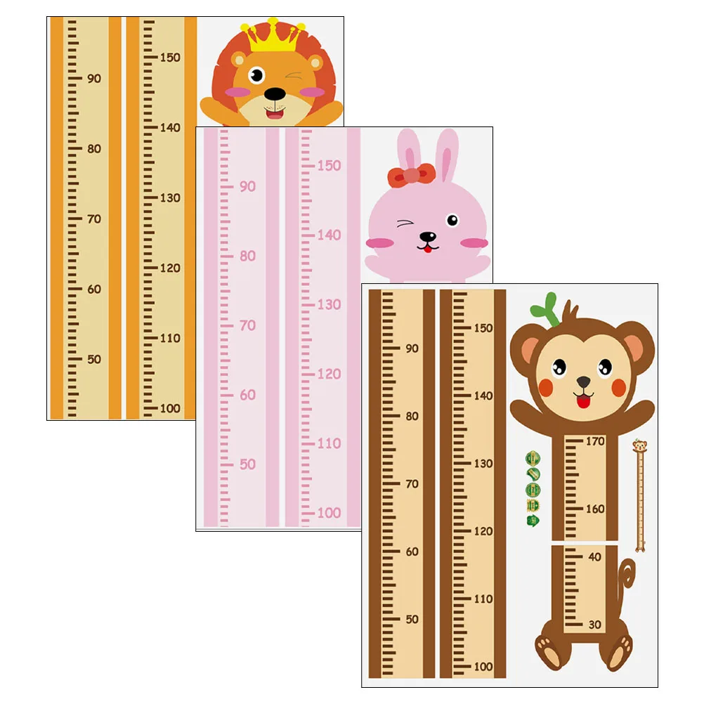 3 Sets Height Sticker Wall Decals PVC Bedroom Growth Chart Cartoon Animal Theme Measurement Stickers Home Decoration
3 Sets Height Sticker Wall Decals PVC Bedroom Growth Chart Cartoon Animal Theme Measurement Stickers Home Decoration