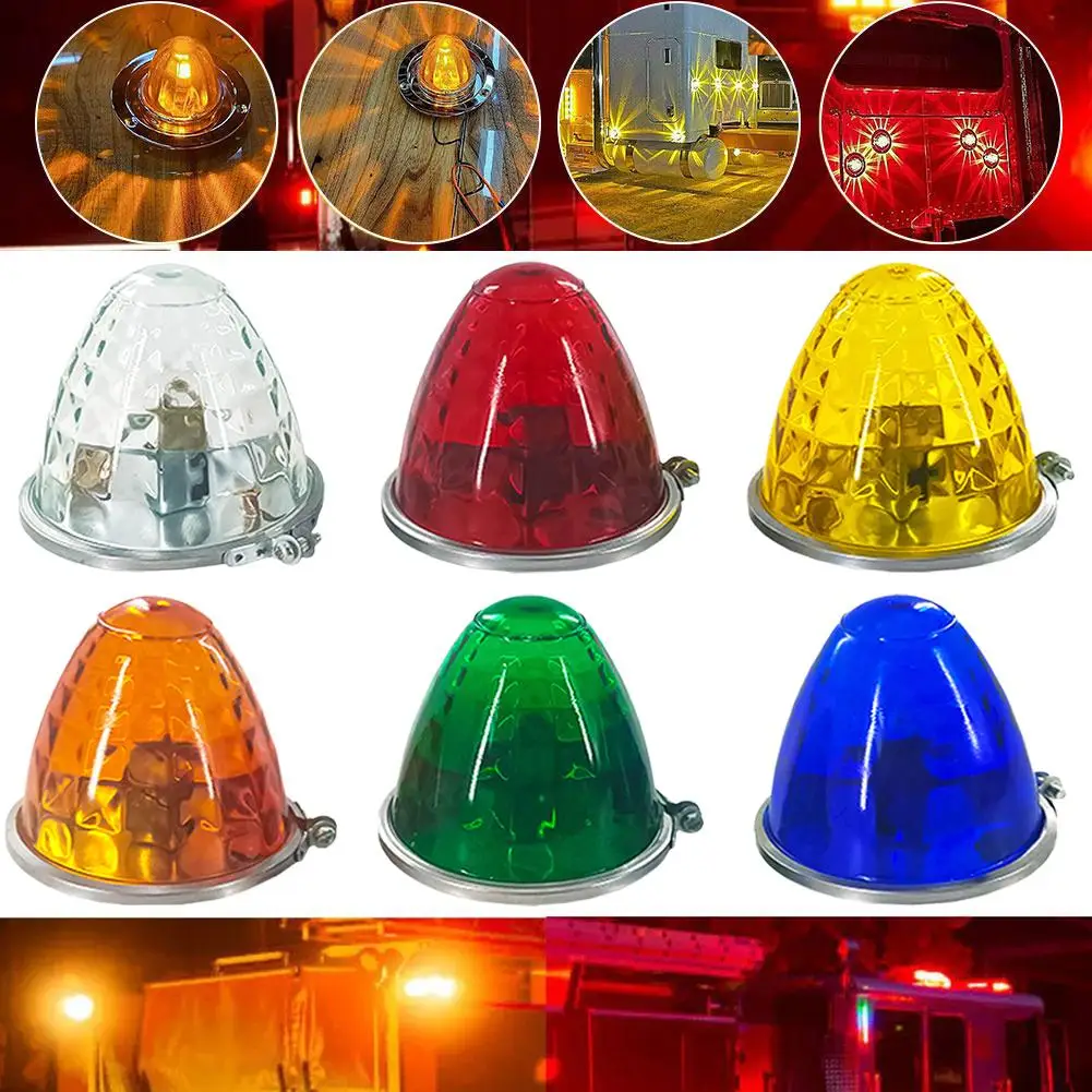 1156 Bulb Truck Side Marker Light Watermelon Glass Lens Light 12V 24V Indicator Warning Light For Car Trailer Tractor Truck O2R5
1156 Bulb Truck Side Marker Light Watermelon Glass Lens Light 12V 24V Indicator Warning Light For Car Trailer Tractor Truck O2R5