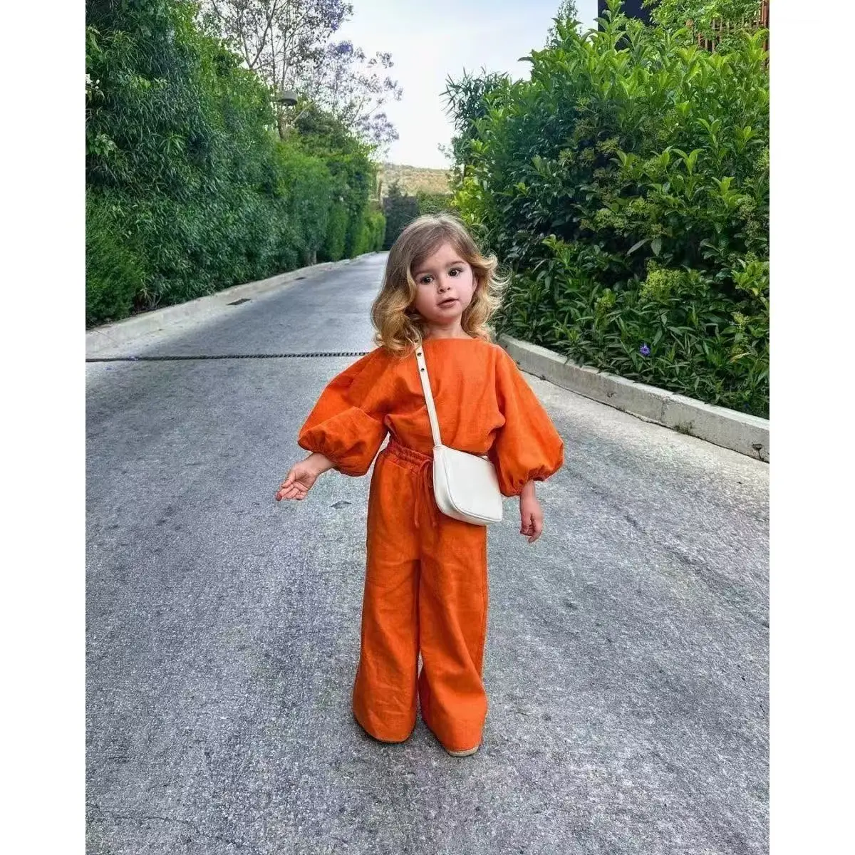 Girl's Children's Suit 2025 New Girls Cotton and Linen Fashion Long-sleeved Top Casual Trousers Two-piece Set Ins Style 90-140cm
Girl's Children's Suit 2025 New Girls Cotton and Linen Fashion Long-sleeved Top Casual Trousers Two-piece Set Ins Style 90-140cm
