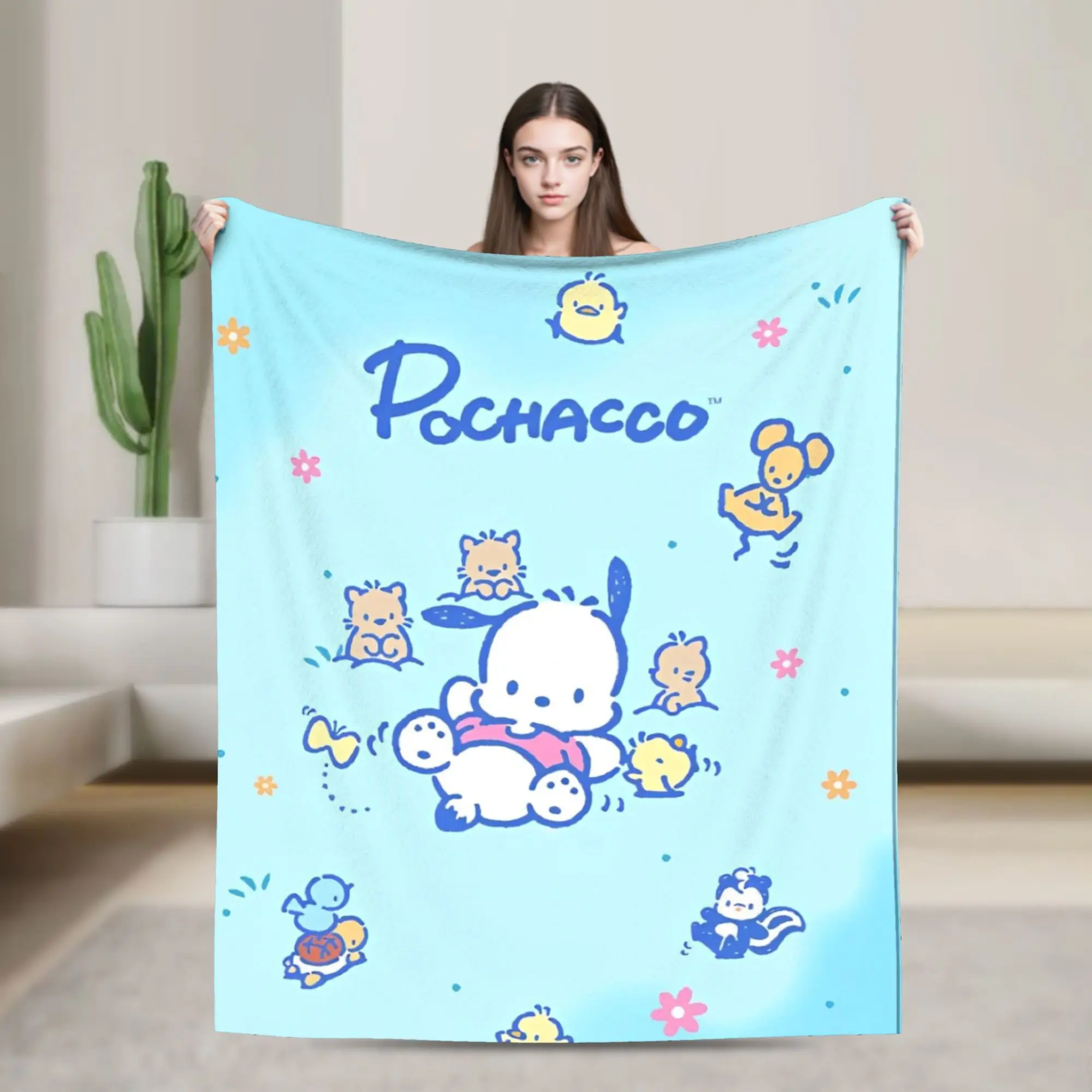 Pochacco Animals Blankets Wool Funny Soft Throw Blankets for Home All Season
Pochacco Animals Blankets Wool Funny Soft Throw Blankets for Home All Season