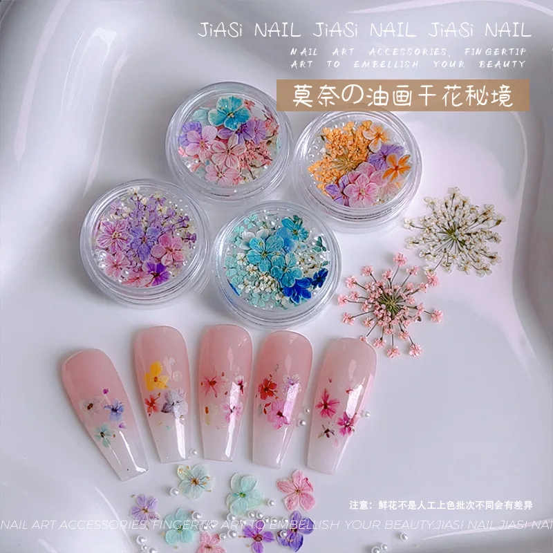 Natural Plant Pressed Flower Mini Jade Beads Flower Box DIY Small Floral Nail Decorations Spring Pearl Dried Flower Nail Art Accessories Monet Garden Mixed Colors
Natural Plant Pressed Flower Mini Jade Beads Flower Box DIY Small Floral Nail Decorations Spring Pearl Dried Flower Nail Art Accessories Monet Garden Mixed Colors