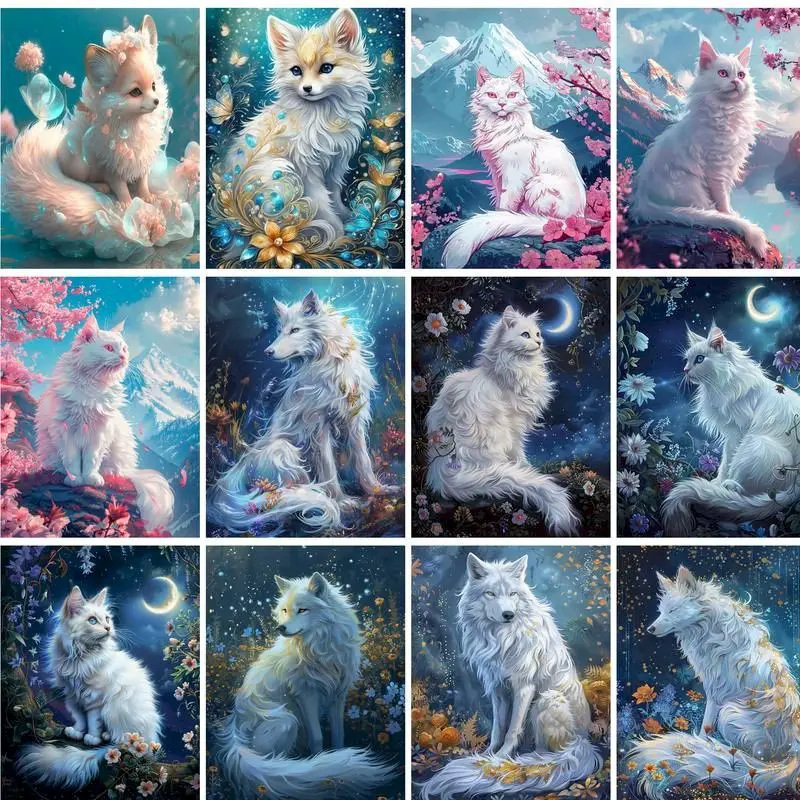 GATYZTORY Oil Painting by numbers For Adults Canvas paintings White Fox Animals Drawing by numbers Unique gift Home decor
GATYZTORY Oil Painting by numbers For Adults Canvas paintings White Fox Animals Drawing by numbers Unique gift Home decor