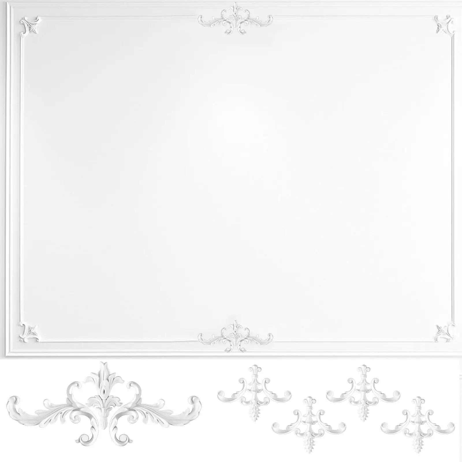5 Pack PU Wall Molding Appliques French Style Corner Trim For Ceiling Cabinets Furniture Paintable DIY Decor
5 Pack PU Wall Molding Appliques French Style Corner Trim For Ceiling Cabinets Furniture Paintable DIY Decor