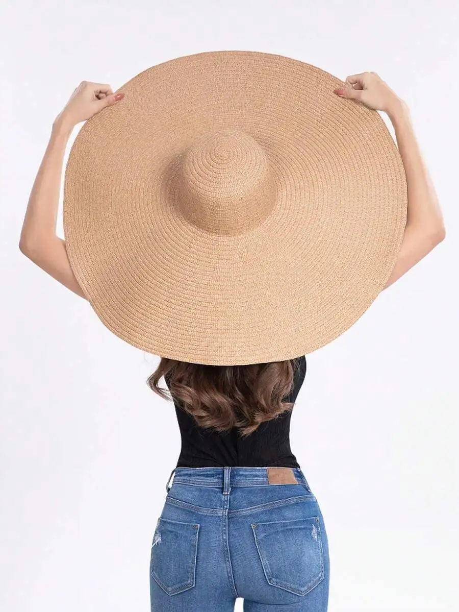 Women Large Brim Solid Color Sun Hat Breathable Comfortable For Beach Outdoor Fishing Cycling Summer
Women Large Brim Solid Color Sun Hat Breathable Comfortable For Beach Outdoor Fishing Cycling Summer