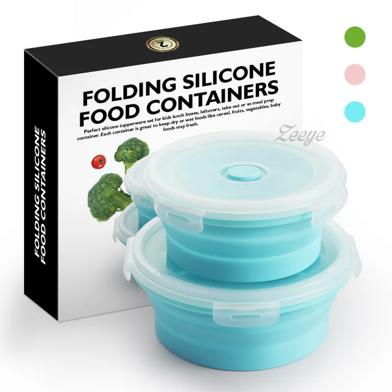 Portable Foldable Circular Lunch Box Silicone Microwave Box Expandable Refrigerator Lunch Box Outdoor Camping
Portable Foldable Circular Lunch Box Silicone Microwave Box Expandable Refrigerator Lunch Box Outdoor Camping