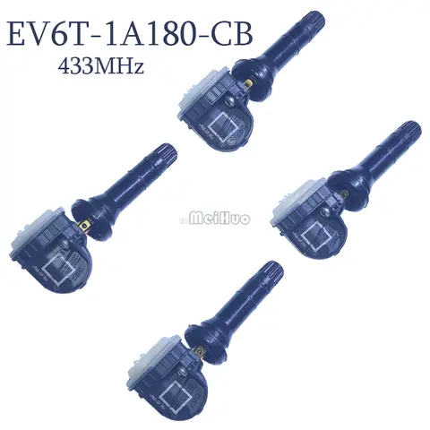 1/4 個 EV6T-1A180-CB タイヤ空気圧センサーフォード B-MAX 2014-03 に 2018-04 433MHZ 車 TPMS タイヤ空気圧表示センサー