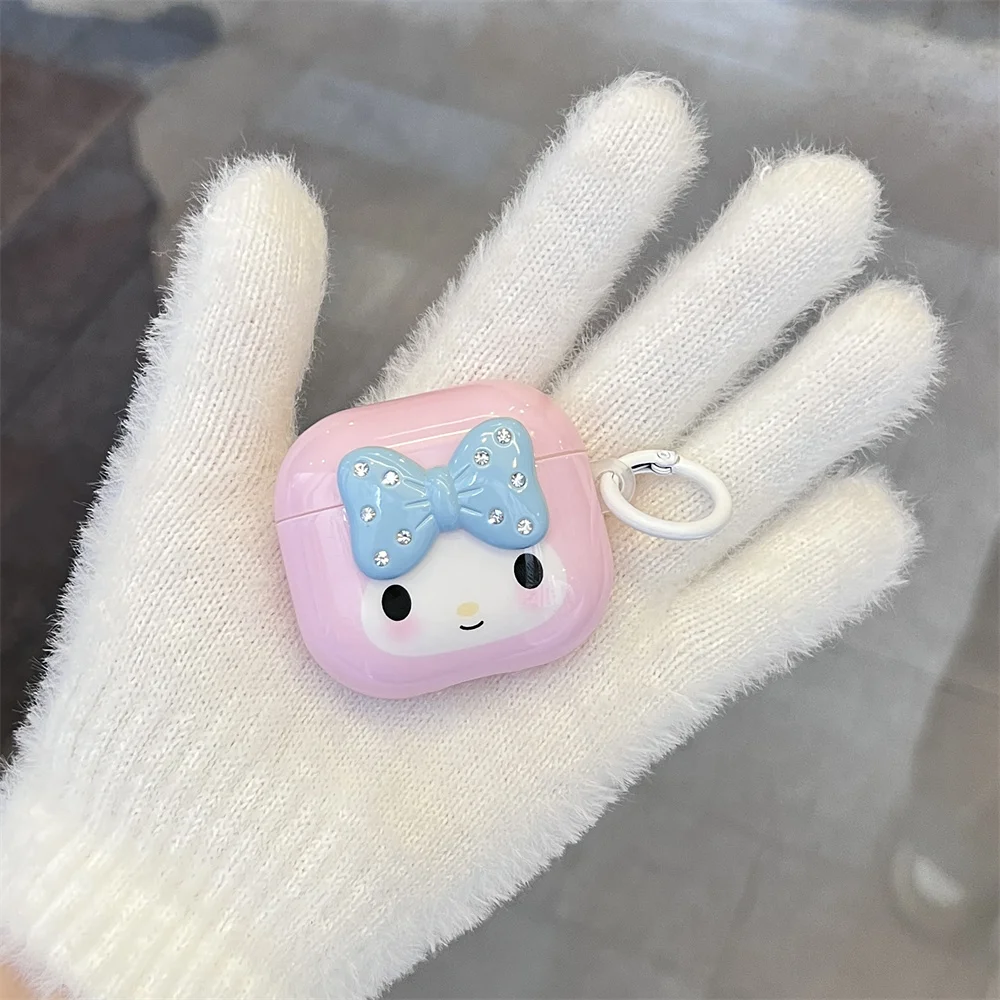 INS Diamond Bow Cute Melody Earphone case Shockproof Cover for Apple Airpods 2 3 4 AirPods Pro3 Pro2 4 Headphone Case Kawaii Cas
INS Diamond Bow Cute Melody Earphone case Shockproof Cover for Apple Airpods 2 3 4 AirPods Pro3 Pro2 4 Headphone Case Kawaii Cas