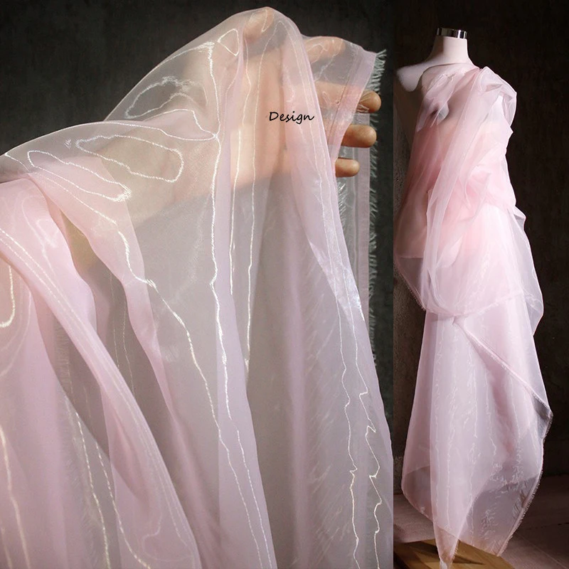 Luxury Pink Organza Liquid Transparent Background Yarn Fabric For Skirt Dress Decoration Clothing Fabric Water Light Mesh
Luxury Pink Organza Liquid Transparent Background Yarn Fabric For Skirt Dress Decoration Clothing Fabric Water Light Mesh