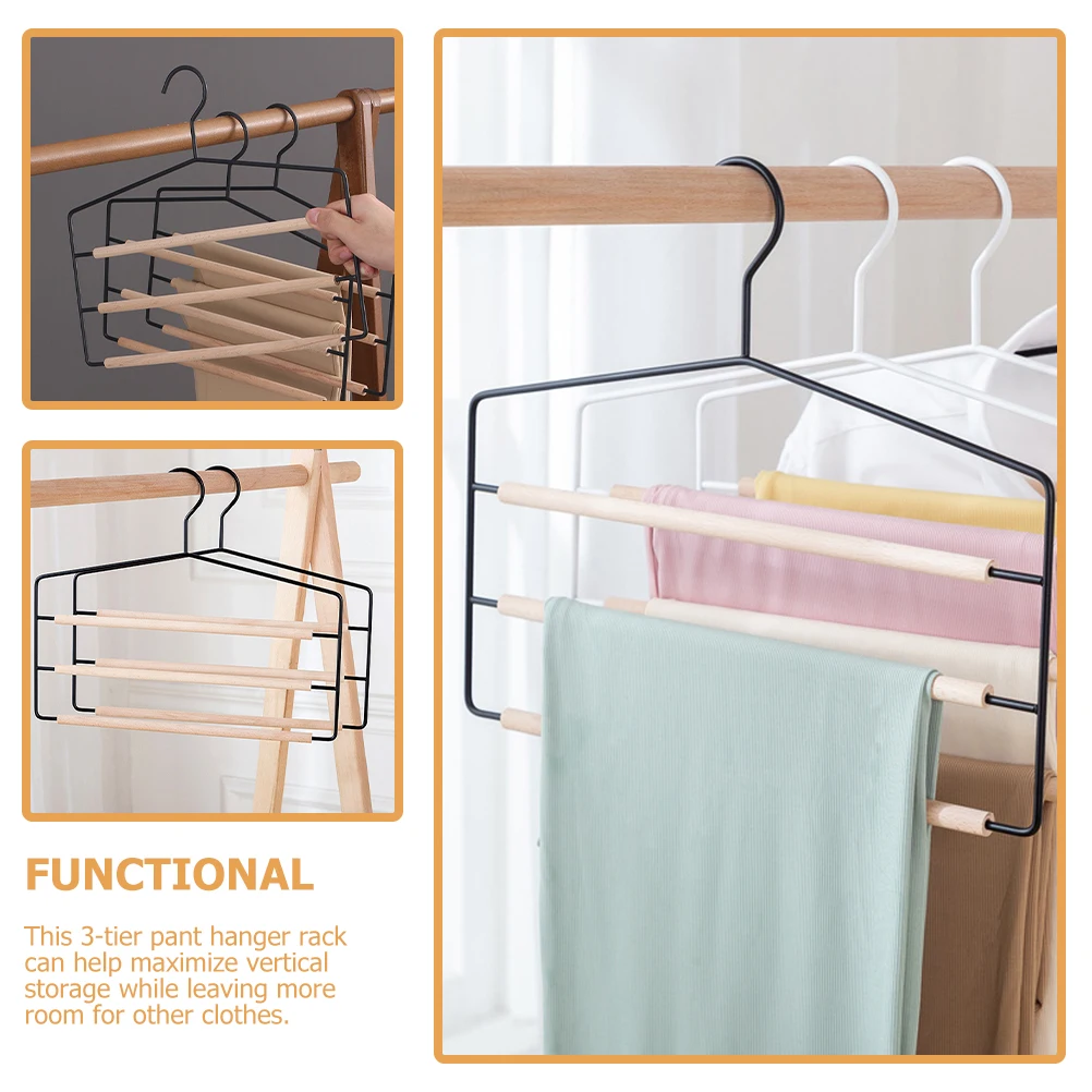 Multi Function 3 Tier Pants Hanger Space Saving Trousers Hanging Rack for Wardrobe Closet Organization Jeans Shorts Ties
Multi Function 3 Tier Pants Hanger Space Saving Trousers Hanging Rack for Wardrobe Closet Organization Jeans Shorts Ties