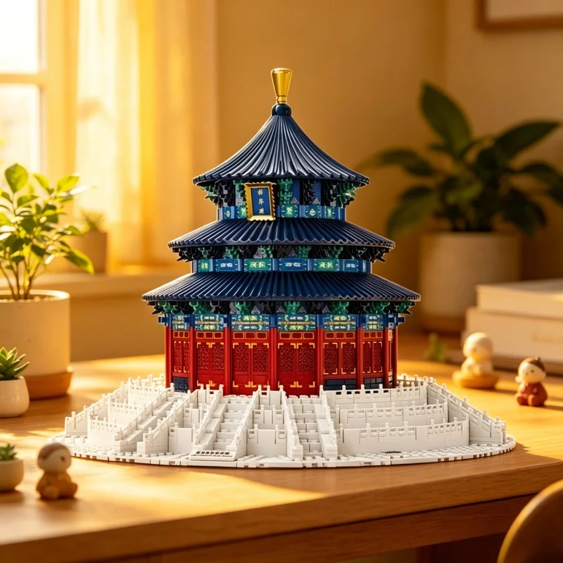 1051Pcs Chinese Architecture Series Street Scene Assembly Model Building Block Toys Decoration Christmas Birthday Gift
1051Pcs Chinese Architecture Series Street Scene Assembly Model Building Block Toys Decoration Christmas Birthday Gift