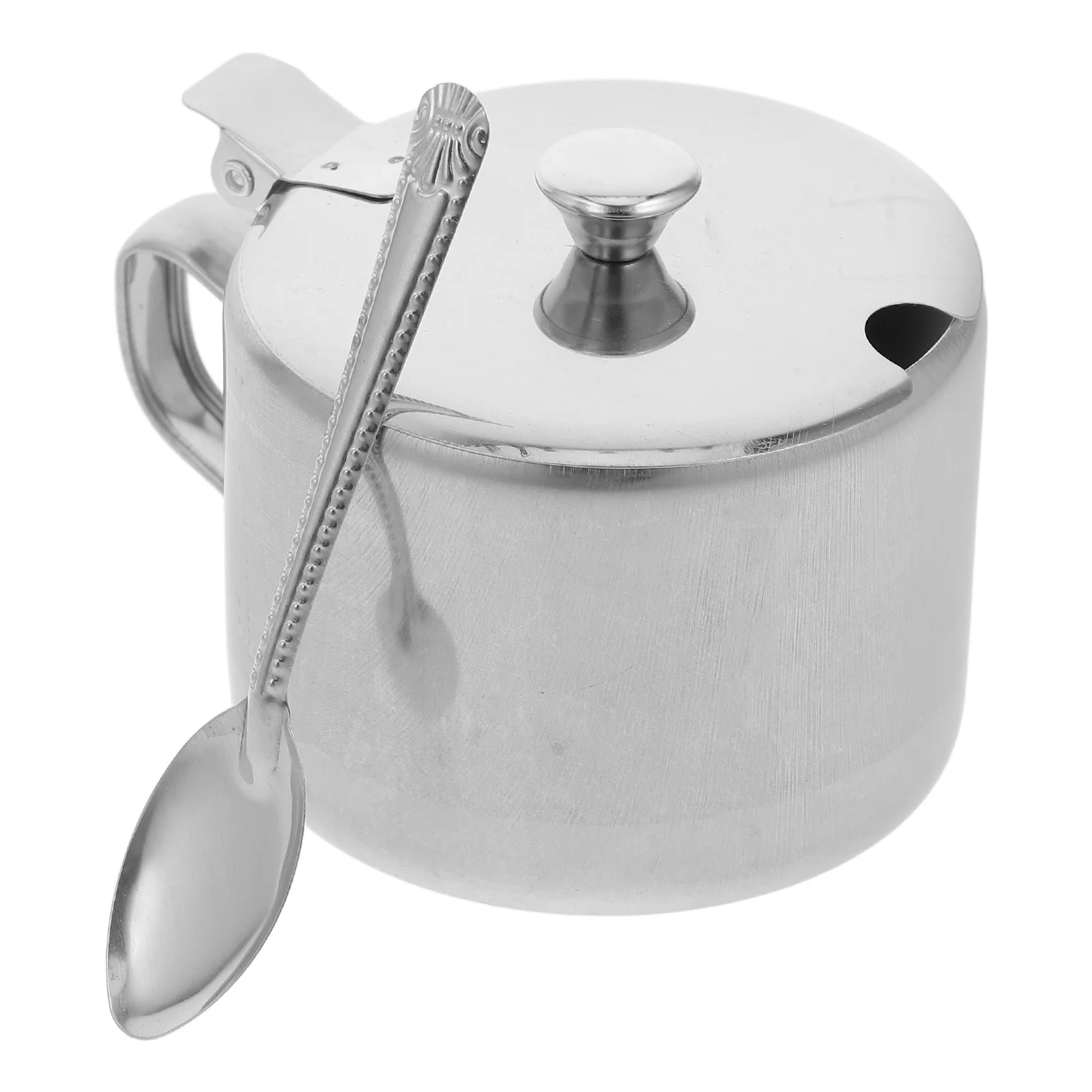 1pcs Stainless Steel Sugar Bowls Spice Jars Kitchen Condiment Containers Salt Pepper Storage Round Home Use Sugar Jar Lid Spoon
1pcs Stainless Steel Sugar Bowls Spice Jars Kitchen Condiment Containers Salt Pepper Storage Round Home Use Sugar Jar Lid Spoon