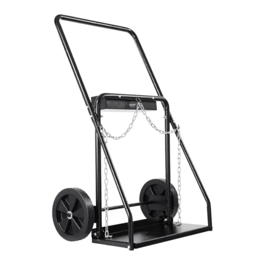 Dual Welding Cylinder Cart, Oxygen Acetylene Tank Cart with 440LBS Static Weight Capacity, 10-Inch Solid Wheels and Tank Storag
Dual Welding Cylinder Cart, Oxygen Acetylene Tank Cart with 440LBS Static Weight Capacity, 10-Inch Solid Wheels and Tank Storag