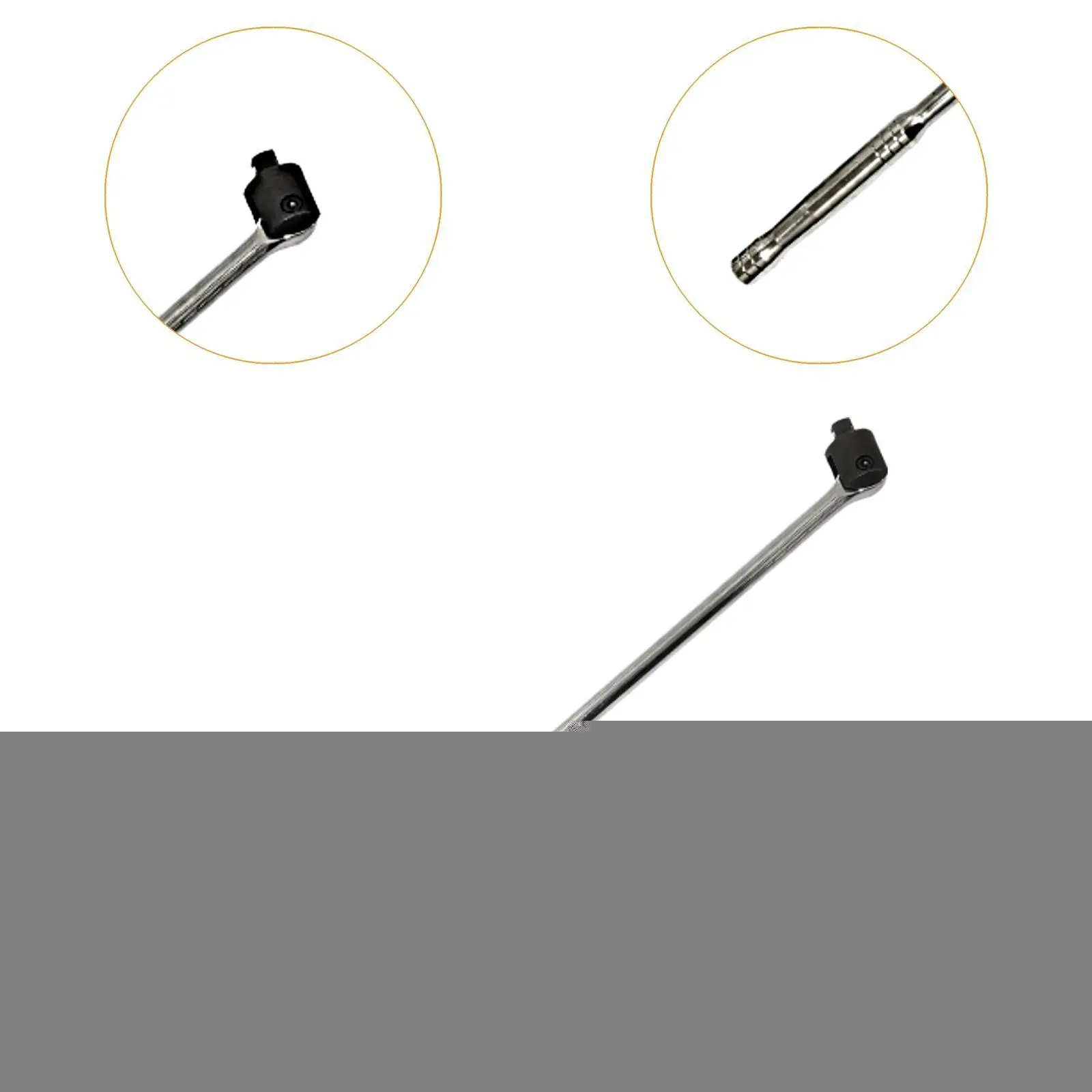 24 Inch Breaker Bar CRV Steel Flexible Extension Bar Rotatable Head Slim Profile Manual Wrench for Confined Area Garage
24 Inch Breaker Bar CRV Steel Flexible Extension Bar Rotatable Head Slim Profile Manual Wrench for Confined Area Garage