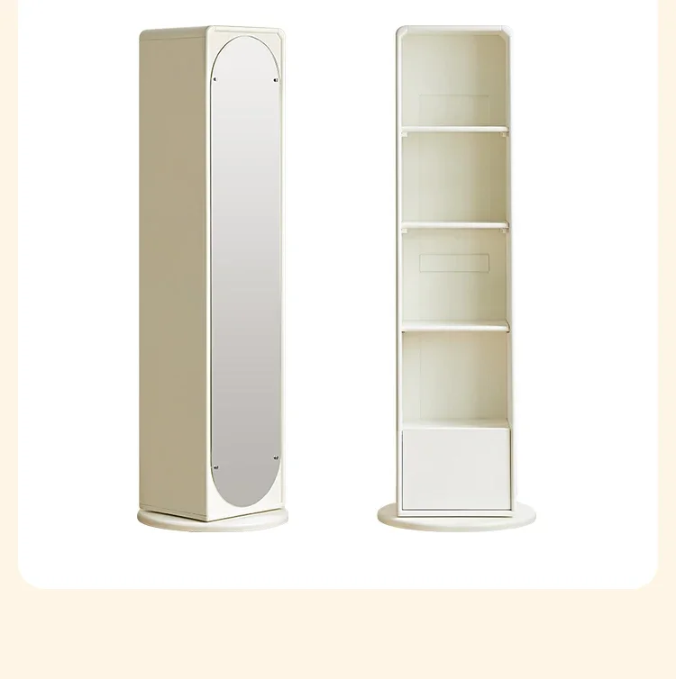 Solid wood full-length mirror storage cabinet integrated French cream wind rotating floor full-length mirror
Solid wood full-length mirror storage cabinet integrated French cream wind rotating floor full-length mirror