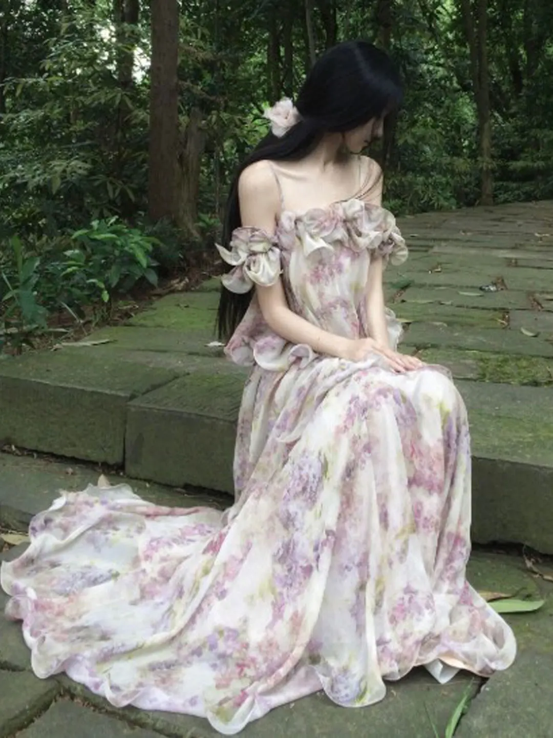 Retro Unique Beautiful Floral Lace Off-Shoulder Long Dress Summer 2026 Seasonal Elegant Not Repeating Style Women's Dress
Retro Unique Beautiful Floral Lace Off-Shoulder Long Dress Summer 2026 Seasonal Elegant Not Repeating Style Women's Dress