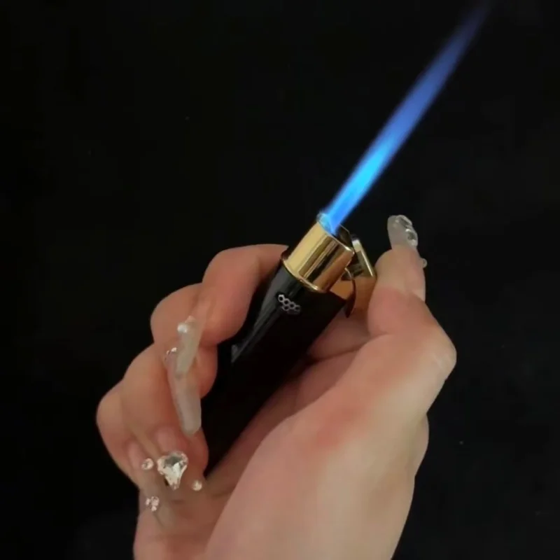 Metal Flashlight Inflatable Turbine Windproof Straight Forward Lighter Cigar Lighter Men's Gift Outdoor Ignition Tool
Metal Flashlight Inflatable Turbine Windproof Straight Forward Lighter Cigar Lighter Men's Gift Outdoor Ignition Tool