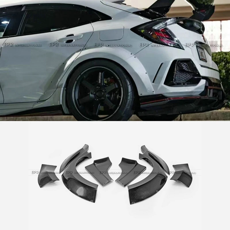 For VRS-W Style Rear Wide Fenders (8PCS) for Honda Civic Type R FK8 (2017-2023) - Fiberglass Widebody Kit - Direct Fitment
For VRS-W Style Rear Wide Fenders (8PCS) for Honda Civic Type R FK8 (2017-2023) - Fiberglass Widebody Kit - Direct Fitment