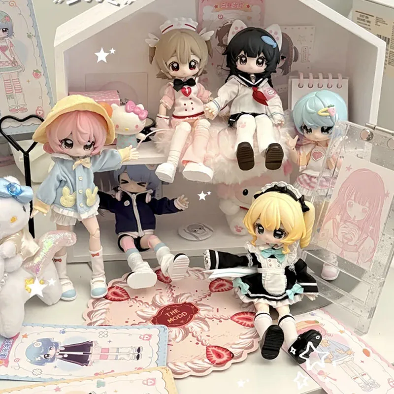 In Stock Genuine Unveiled Door Little Key Artbook Series 1/12 Bjd Mjd Blind Box Anime Figurine Articulated Doll Ornament Gift
In Stock Genuine Unveiled Door Little Key Artbook Series 1/12 Bjd Mjd Blind Box Anime Figurine Articulated Doll Ornament Gift