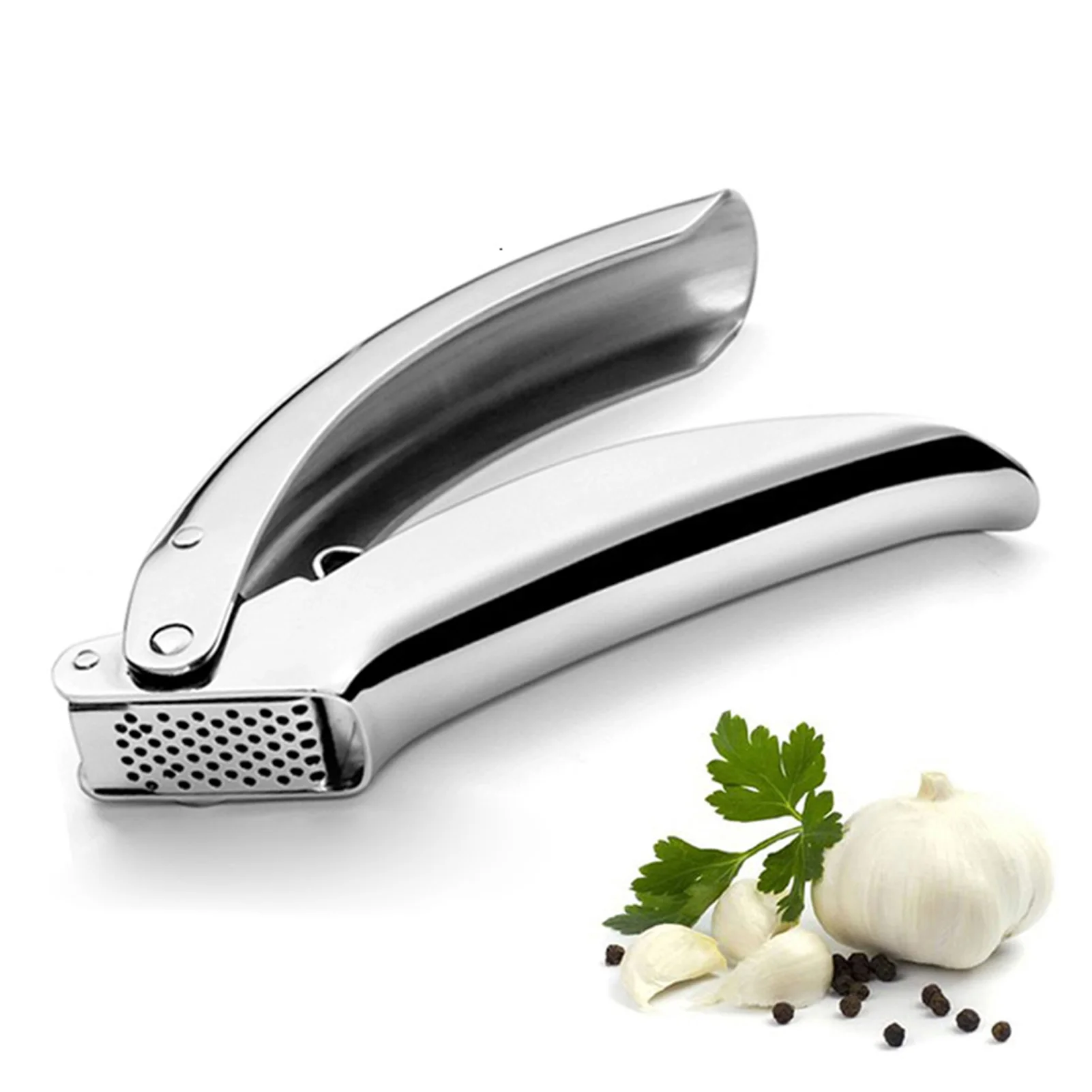 Stainless Steel Garlic Press Anti-corrosion And Anti-rust Suitable at Sauce Or Salad
Stainless Steel Garlic Press Anti-corrosion And Anti-rust Suitable at Sauce Or Salad