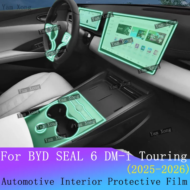 Car interior Film suit For SEAL 6 DM-i Touring Center Console Protection Sticker Navigation screen Transparent Anti-scratch Film
Car interior Film suit For SEAL 6 DM-i Touring Center Console Protection Sticker Navigation screen Transparent Anti-scratch Film