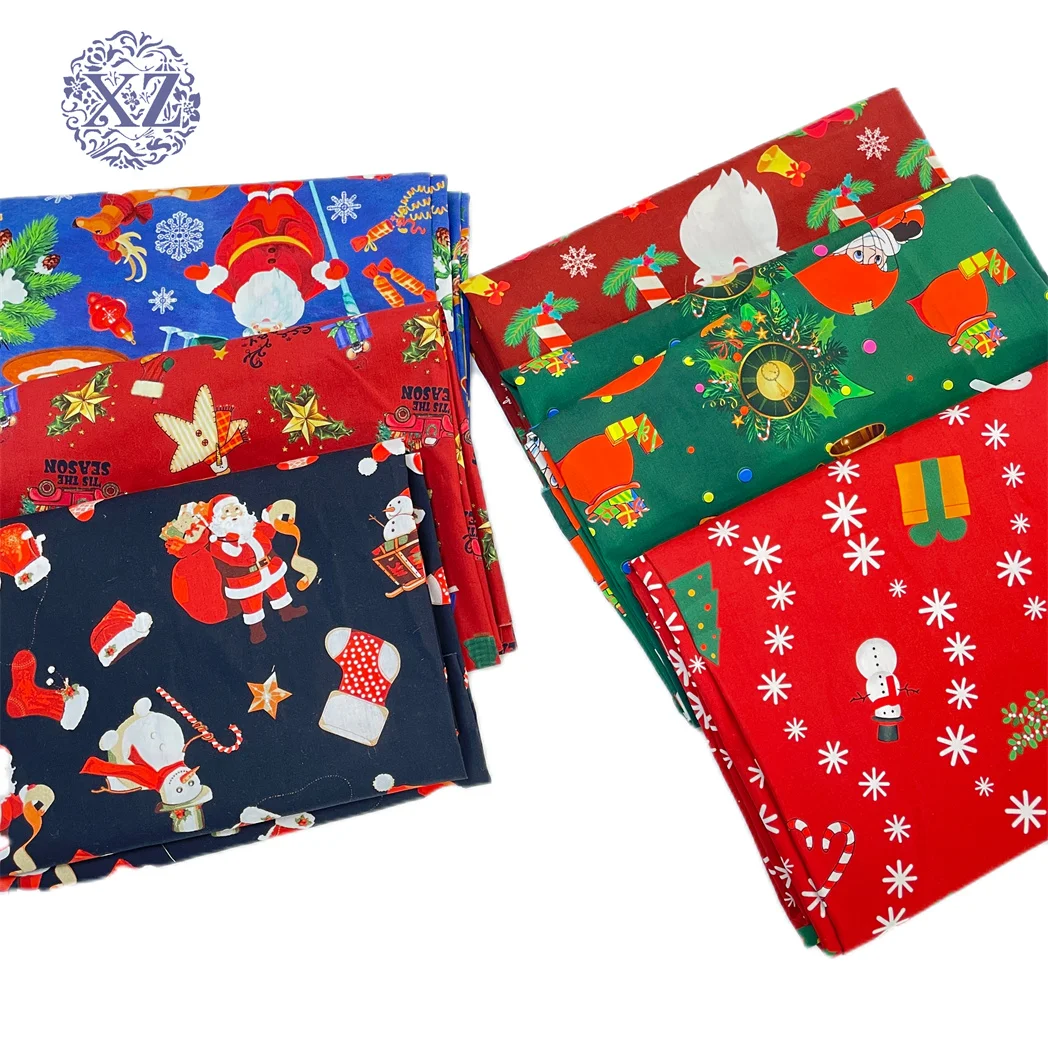 Celebrate Christmas Fabric Decoration Customized Printed 100% Cotton Poplin Printed Fabric For Clothing
Celebrate Christmas Fabric Decoration Customized Printed 100% Cotton Poplin Printed Fabric For Clothing