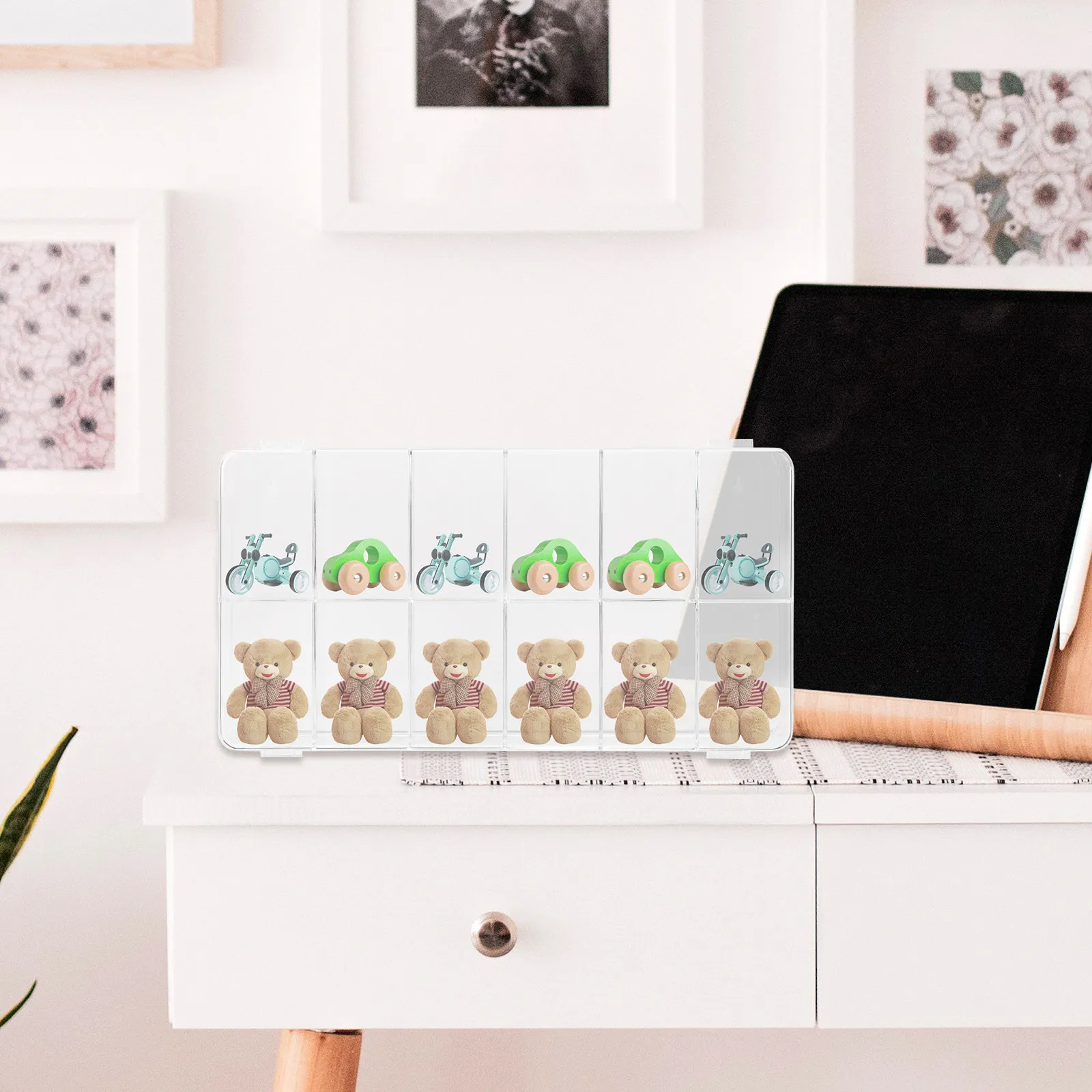 Многосекционный прозрачный демонстрационный бокс-органайзер для хранения и выставок, настольный держатель для коллекций
Многосекционный прозрачный демонстрационный бокс-органайзер для хранения и выставок, настольный держатель для коллекций