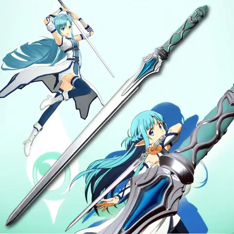 106cm Sword Art Online Asuna World sword arms Cosplay G4 SAO Sword 1:1 Anime Ninja Knife PU Prop
