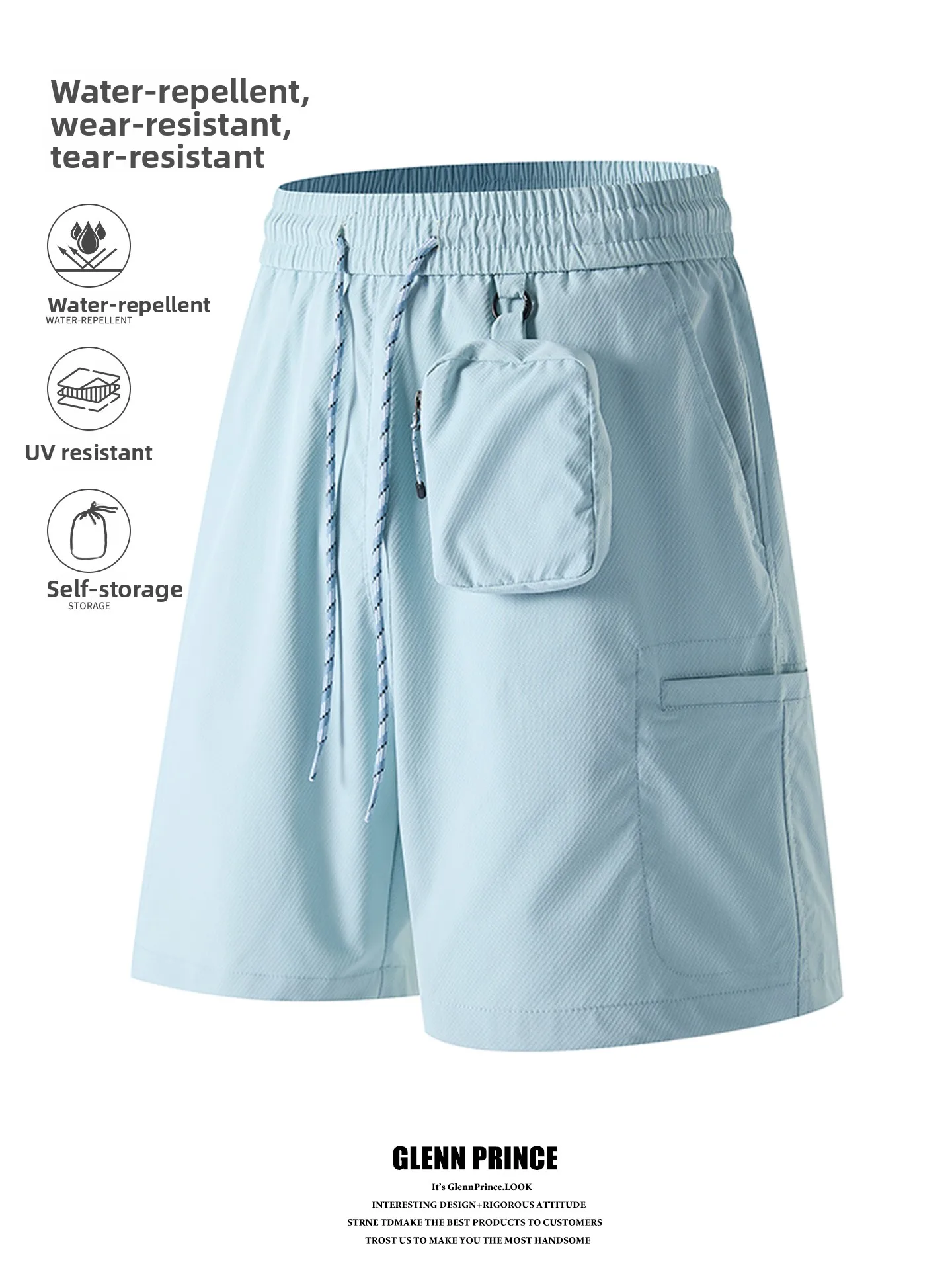Lightweight Outdoor Workwear Shorts for Men Summer Design Sensation Hanging Bag Fitness Sports Pants Casual Urban Commute
Lightweight Outdoor Workwear Shorts for Men Summer Design Sensation Hanging Bag Fitness Sports Pants Casual Urban Commute