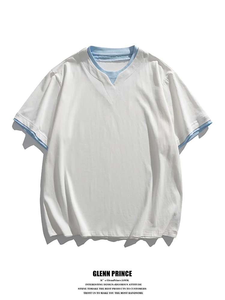GPstudio American Style Short Sleeve T-Shirt Men's Summer Couple Simple Comfortable Match All Cotton Print Casual Tee
GPstudio American Style Short Sleeve T-Shirt Men's Summer Couple Simple Comfortable Match All Cotton Print Casual Tee