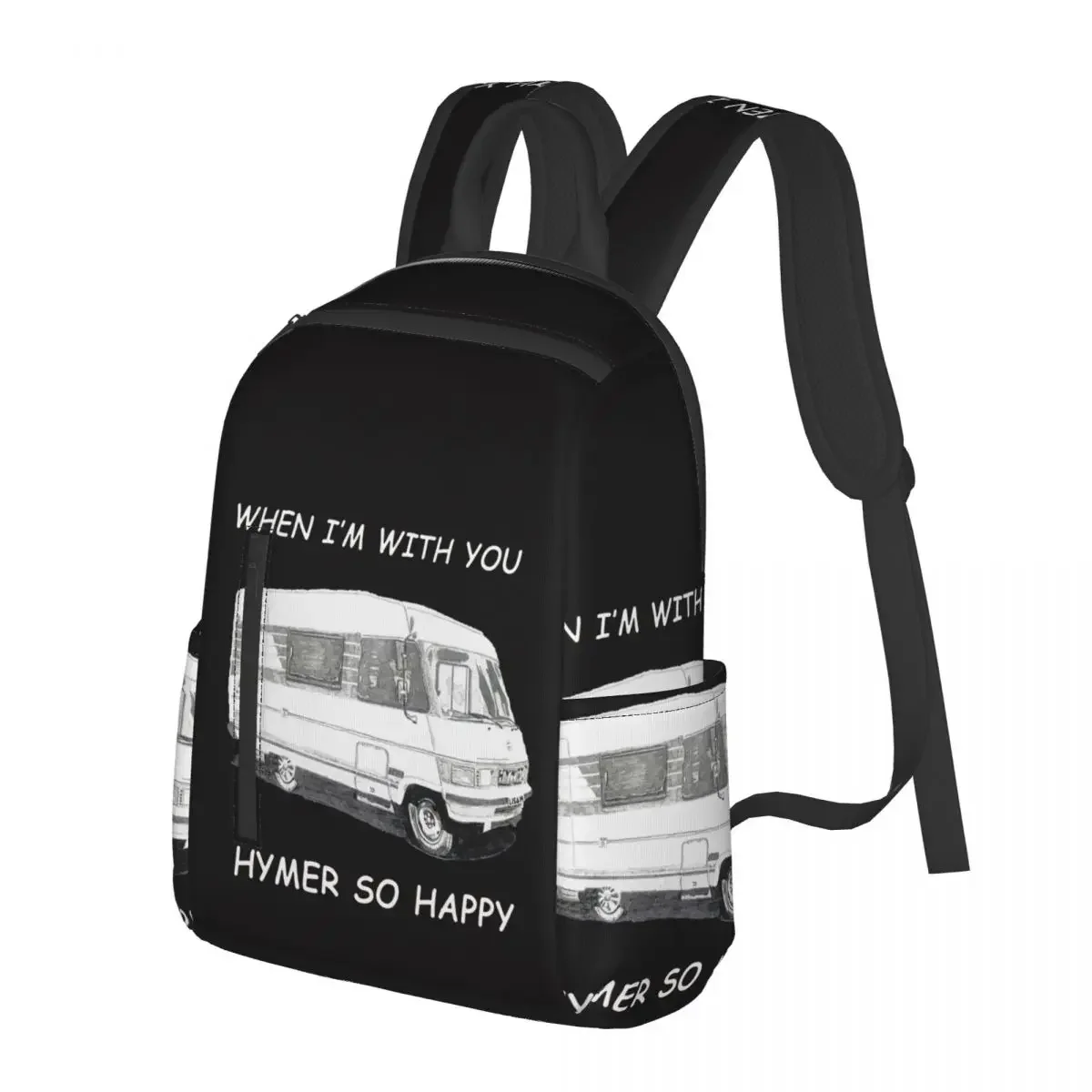 "when I'm With You Hymer So Happy" Hymer B544 Designs Student Backpack for Boys Girls Fashion Bookbag Shoulder Bags
"when I'm With You Hymer So Happy" Hymer B544 Designs Student Backpack for Boys Girls Fashion Bookbag Shoulder Bags