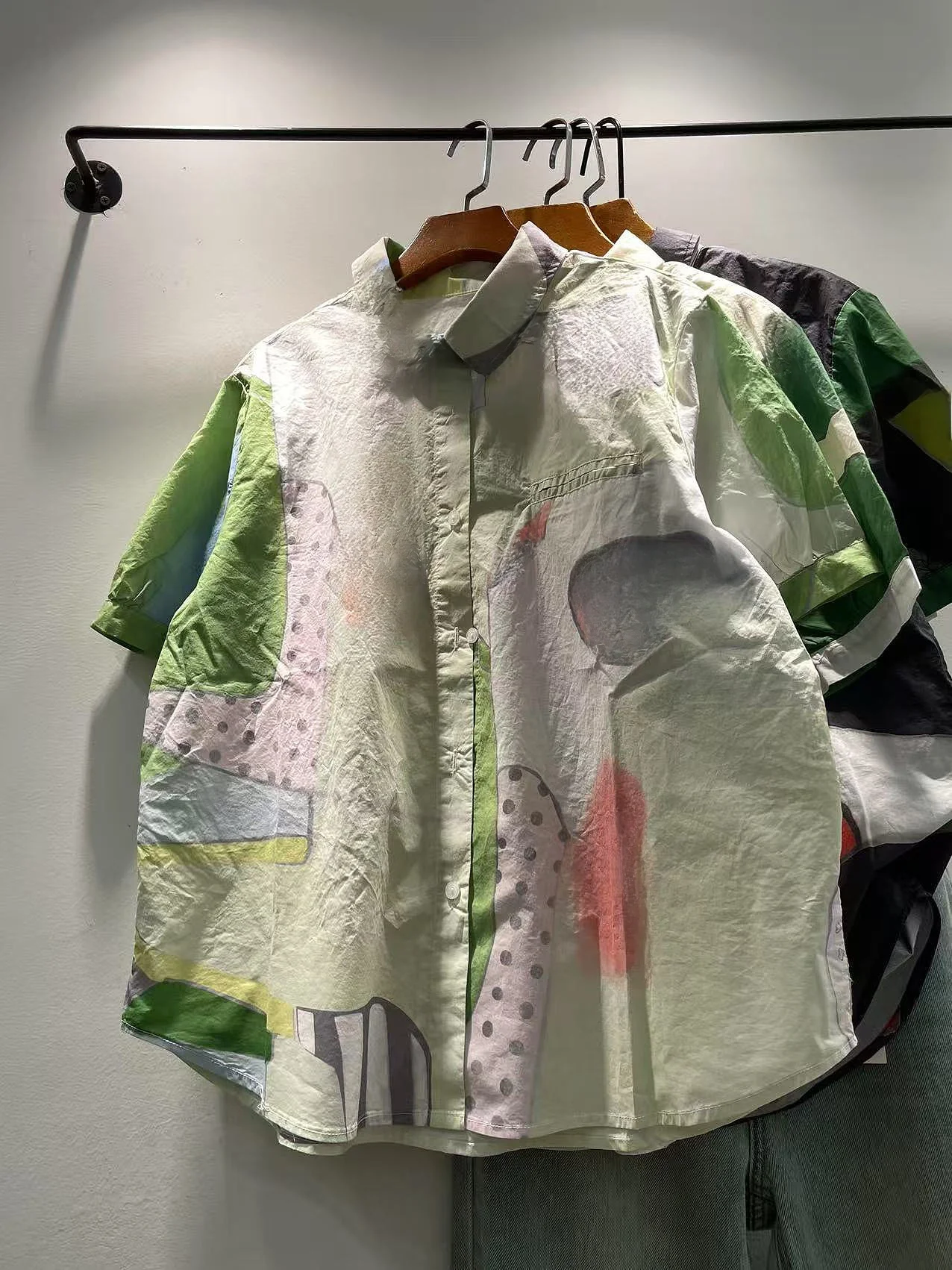 Summer 2025 Women's Loose Fit Pure Cotton Short Sleeve Shirt Casual Single Button Korean Style Top Quality Ladies' Blouse
Summer 2025 Women's Loose Fit Pure Cotton Short Sleeve Shirt Casual Single Button Korean Style Top Quality Ladies' Blouse