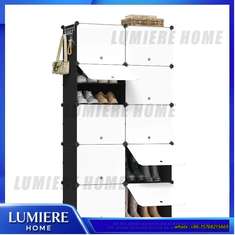 WOLTU 10-Tier Shoe Cabinet Storage Rack for 40 Pairs Shoes Hallway Living Room Entryway Organizer 94x180x36.5cm
WOLTU 10-Tier Shoe Cabinet Storage Rack for 40 Pairs Shoes Hallway Living Room Entryway Organizer 94x180x36.5cm