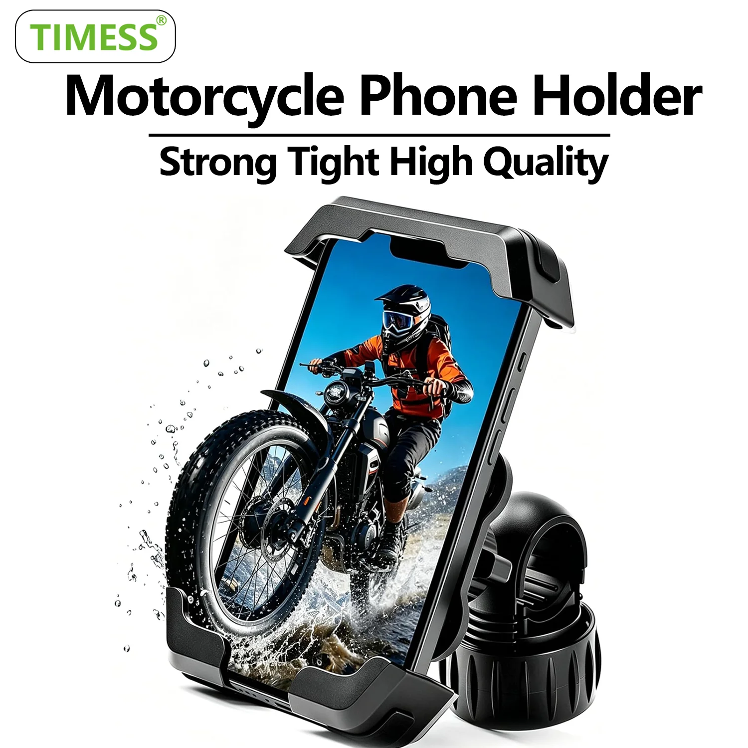 TIMESS-Motorcycle Phone Mount Anti Vibration Phone Holder for Motorcycle Handlebar Bike Phone Mount for iPhone for 4.7-7”Phone
TIMESS-Motorcycle Phone Mount Anti Vibration Phone Holder for Motorcycle Handlebar Bike Phone Mount for iPhone for 4.7-7”Phone