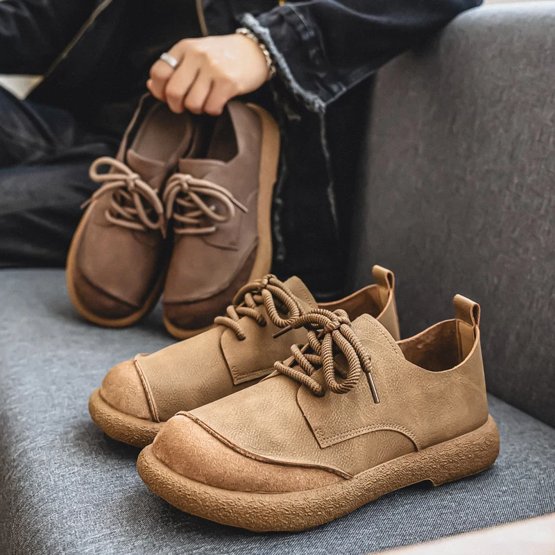 Нескользящая обувь из искусственной кожи в стиле ретро, осенняя мужская прогулочная обувь, легкая дышащая резиновая подошва, кроссовки, шорты, ботинки
Нескользящая обувь из искусственной кожи в стиле ретро, осенняя мужская прогулочная обувь, легкая дышащая резиновая подошва, кроссовки, шорты, ботинки