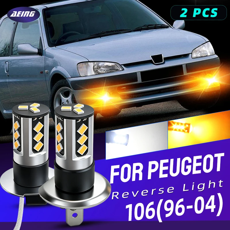 For Peugeot 106 MK2 1A 1C 1S LED Foglight Bulbs 1996 1997 1998 1999 2000 2001 2002 2003 2004 White Yellow Front Fog Lamp Lights
For Peugeot 106 MK2 1A 1C 1S LED Foglight Bulbs 1996 1997 1998 1999 2000 2001 2002 2003 2004 White Yellow Front Fog Lamp Lights