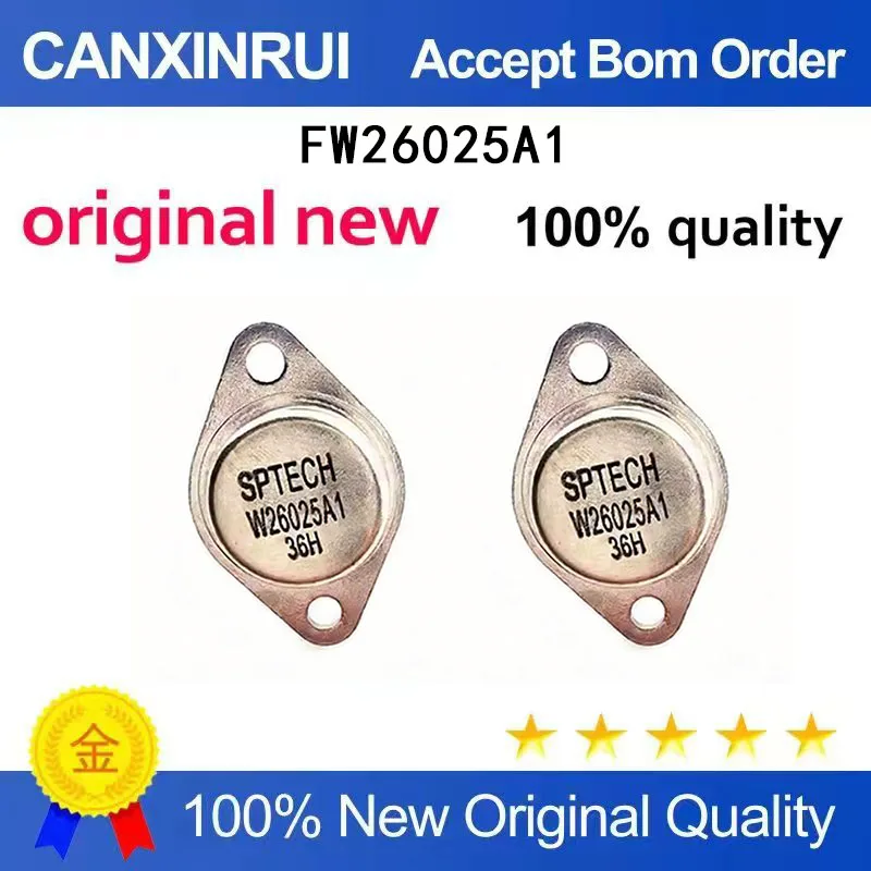 (5-100 Pieces) FW26025A1 FW26025AI TO-3 power Darlington transistor spot chip IC
(5-100 Pieces) FW26025A1 FW26025AI TO-3 power Darlington transistor spot chip IC
