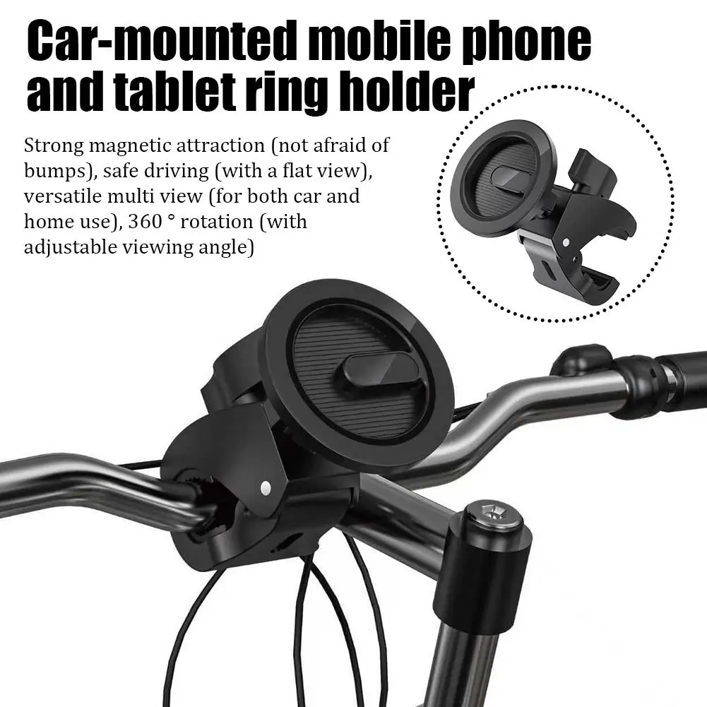 Car Phone Tablet Ring Bracket N52 Strong Magnetic 360° Adjustable Multi‑functional Holder For Vehicle Desk Universal Mount Stand
Car Phone Tablet Ring Bracket N52 Strong Magnetic 360° Adjustable Multi‑functional Holder For Vehicle Desk Universal Mount Stand