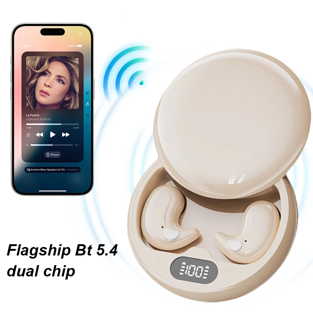 Wireless Earbuds BT 5.4 Sleep Earbuds in Ear Touch Screen Earphones LED Power Display Ear Buds for Sleep Workout
Wireless Earbuds BT 5.4 Sleep Earbuds in Ear Touch Screen Earphones LED Power Display Ear Buds for Sleep Workout