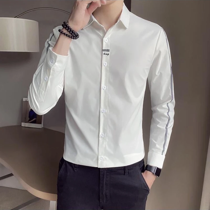 Men's Long Sleeve Casual Shirt Spring Autumn Fashion Versatile Korean Style Design for Men New Arrival Stylish Top
Men's Long Sleeve Casual Shirt Spring Autumn Fashion Versatile Korean Style Design for Men New Arrival Stylish Top