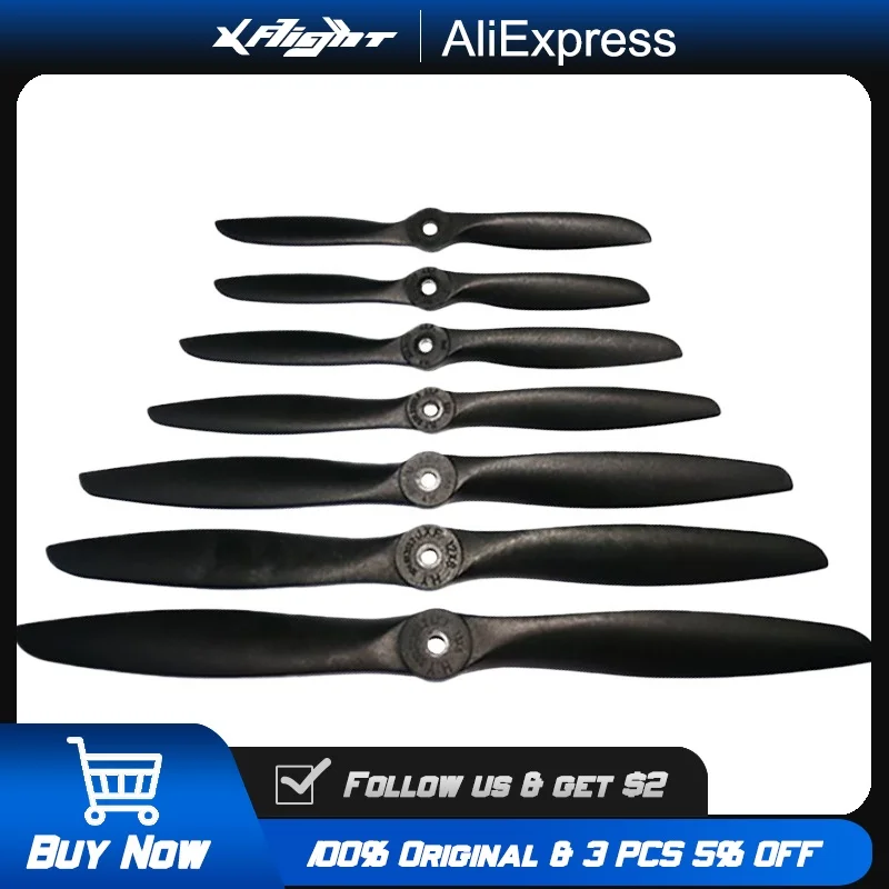 XFlight 7-12 Inch PC Nylon Propeller for 91-9 Class Glow Engine RC Airplanes Durable RC Aircraft Accessory
XFlight 7-12 Inch PC Nylon Propeller for 91-9 Class Glow Engine RC Airplanes Durable RC Aircraft Accessory