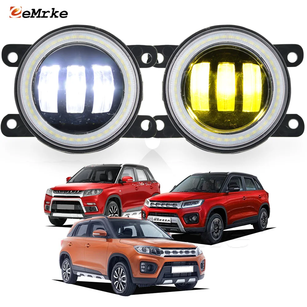 Передние светодиодные фонари для Suzuki Vitara Brezza LY 2016 2017 2018 2019 2020 2021, противотуманные фары с линзами DRL, автомобильные PTF Angel Eyes, кольца 40 Вт
Передние светодиодные фонари для Suzuki Vitara Brezza LY 2016 2017 2018 2019 2020 2021, противотуманные фары с линзами DRL, автомобильные PTF Angel Eyes, кольца 40 Вт
