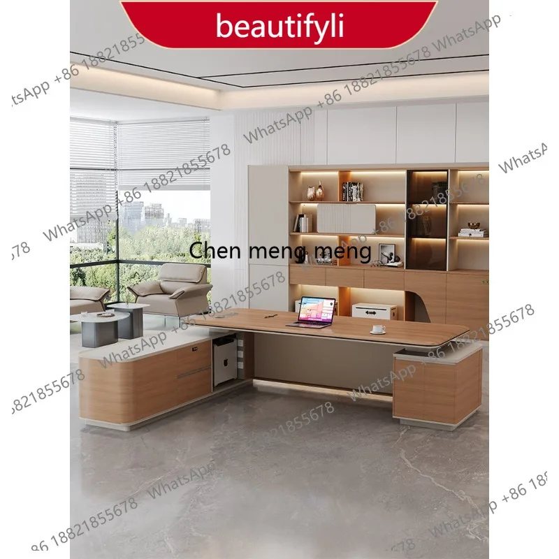 01A Boss desk light luxury office boss desk simple modern president fashion manager desk
01A Boss desk light luxury office boss desk simple modern president fashion manager desk
