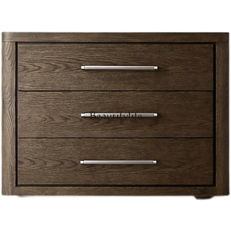 American rural solid wood simple bedside table, bedroom storage, storage side cabinet can be customized
American rural solid wood simple bedside table, bedroom storage, storage side cabinet can be customized