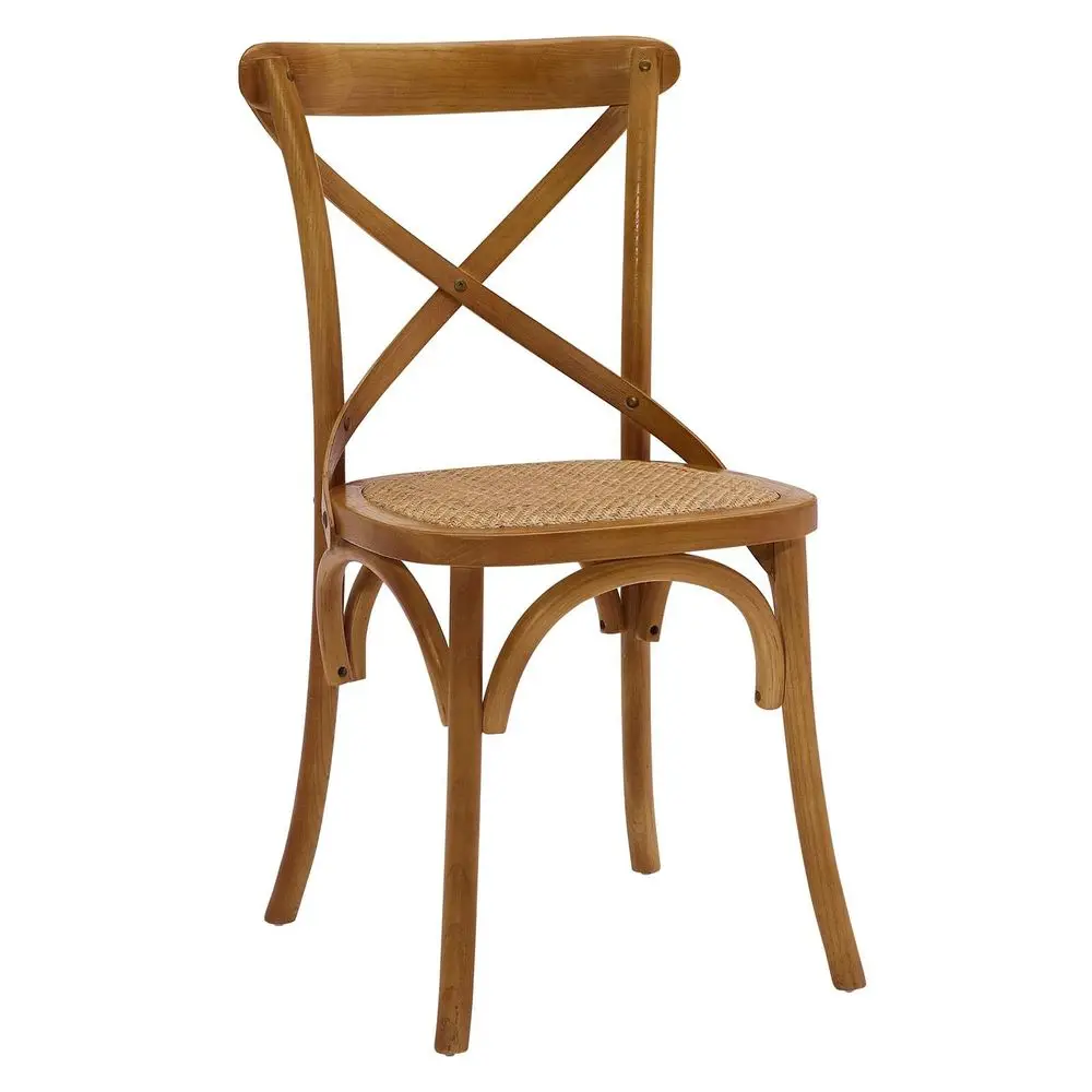 Gear Rustic Modern Farmhouse Elm Wood Rattan Dining Chair in Walnut
Gear Rustic Modern Farmhouse Elm Wood Rattan Dining Chair in Walnut