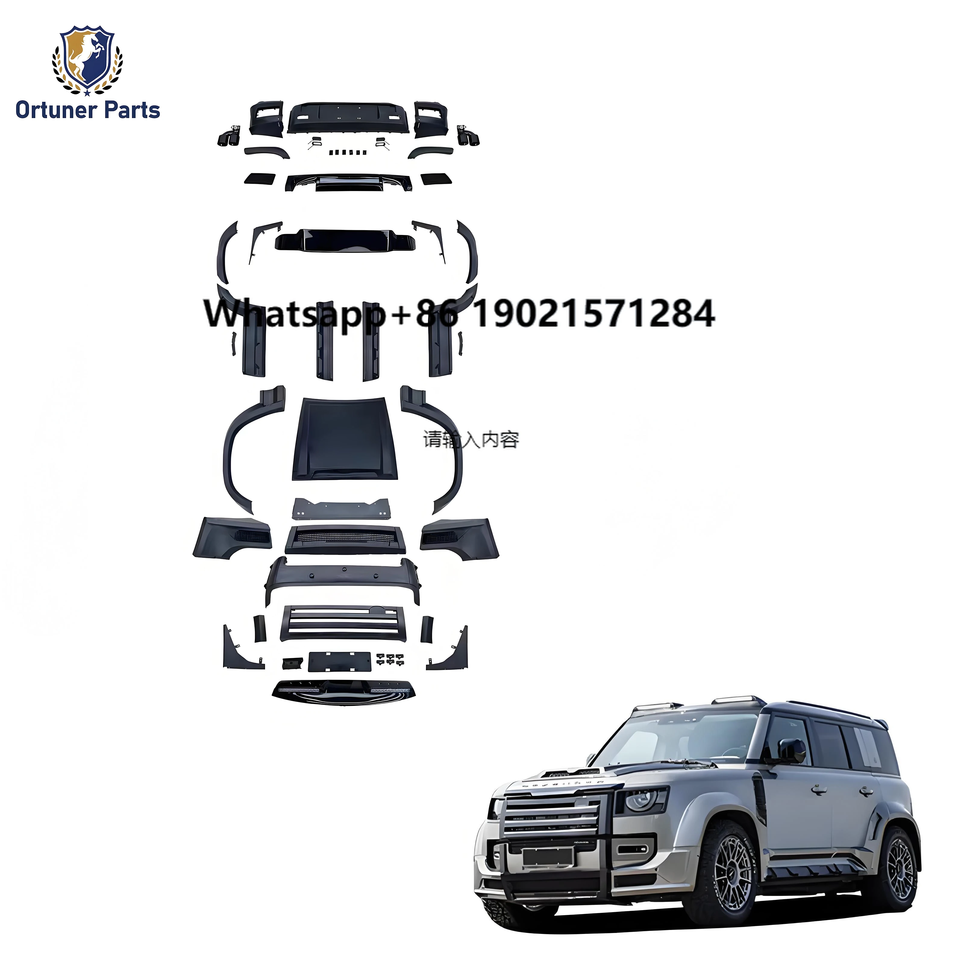 Car Auto Part PP Plastic LM Style Bodykit for Land Rover Defender 90 110 130 Front Grille Rear Diffuser Fenders Wide Body Kit
Car Auto Part PP Plastic LM Style Bodykit for Land Rover Defender 90 110 130 Front Grille Rear Diffuser Fenders Wide Body Kit