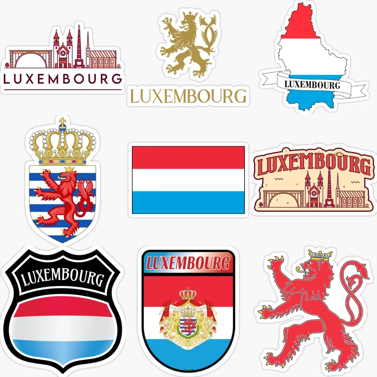 Luxembourg LU Flag Map Lion Creative PVC Car Sticker for Decorate Car Bicycle Window Fridge Helmet Wall Decal Accessories
Luxembourg LU Flag Map Lion Creative PVC Car Sticker for Decorate Car Bicycle Window Fridge Helmet Wall Decal Accessories