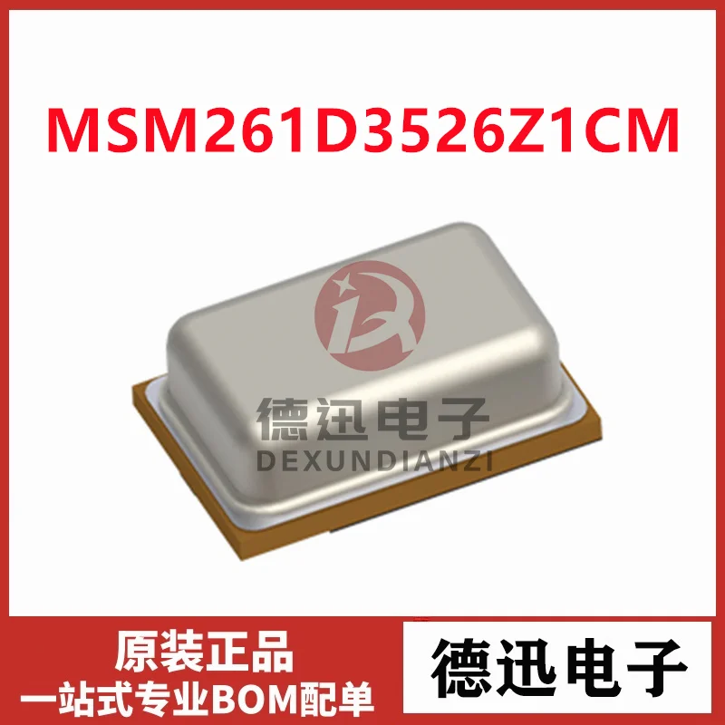 New original MSM261D3526Z1CM package LGA MEMS microphone chip, all pointing 1.8V
New original MSM261D3526Z1CM package LGA MEMS microphone chip, all pointing 1.8V