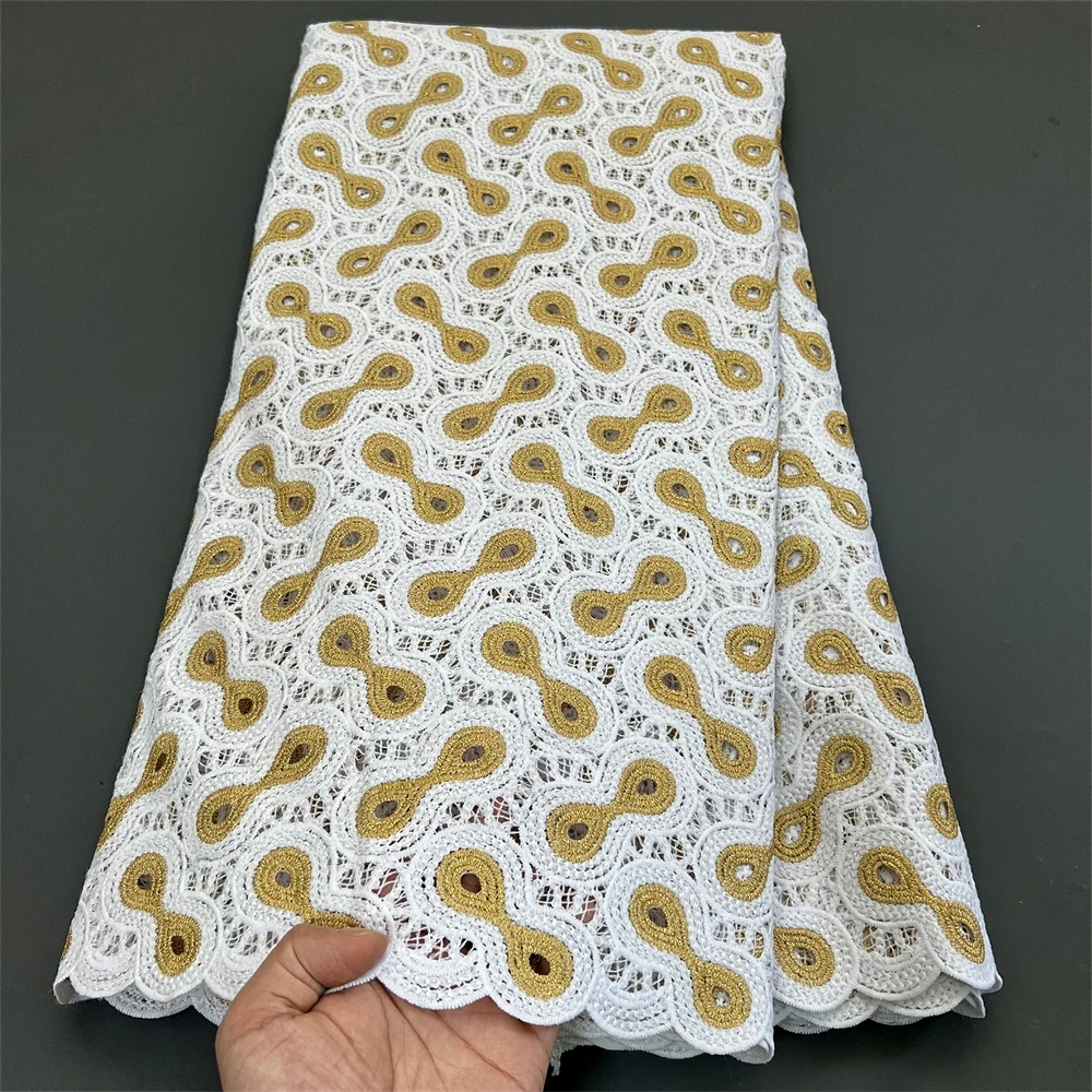 2024High Quality African Nigerian Tulle Lace Fabric Embroidery Party Dress Sequins French Guipure Fabric For Sewing 5Yard
2024High Quality African Nigerian Tulle Lace Fabric Embroidery Party Dress Sequins French Guipure Fabric For Sewing 5Yard