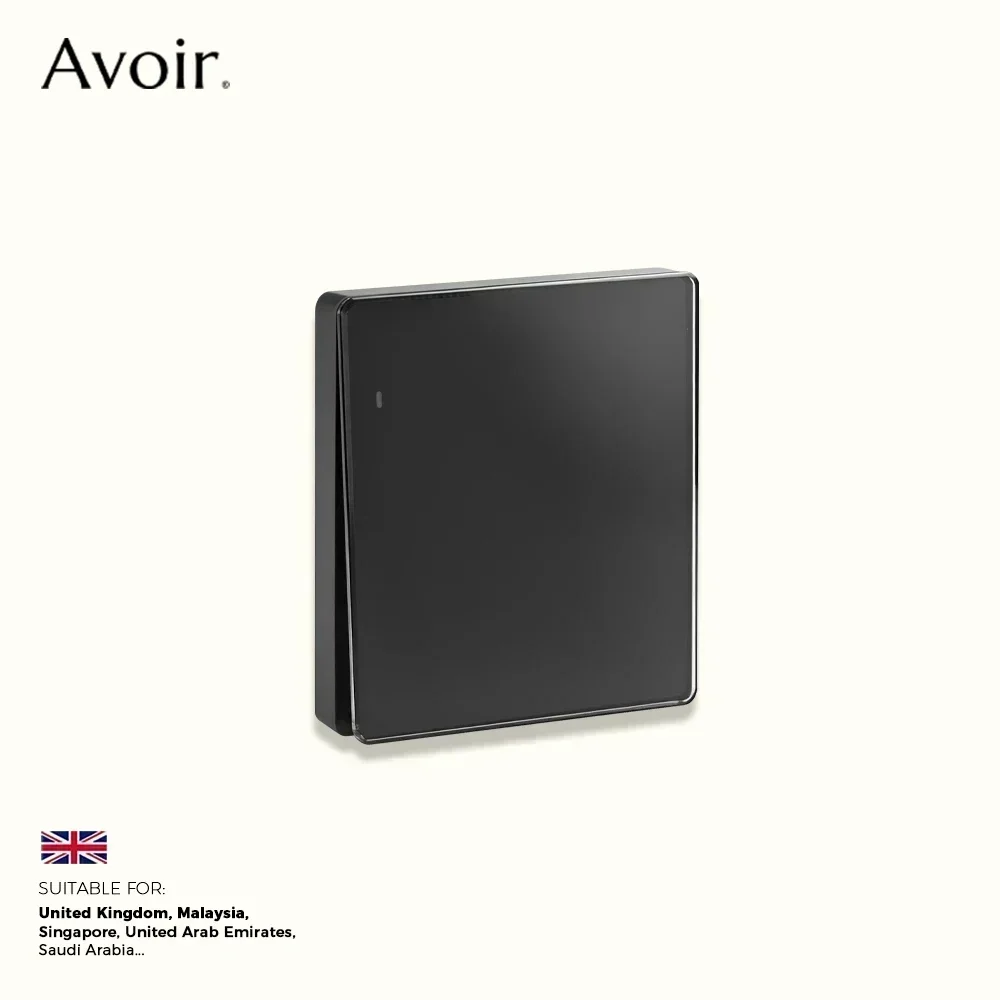 Avoir Black Tempered Glass Panel Uk Standard 13A Wall Socket With Led Indicator Light Universal Dual Socket Light Switches 220V
Avoir Black Tempered Glass Panel Uk Standard 13A Wall Socket With Led Indicator Light Universal Dual Socket Light Switches 220V