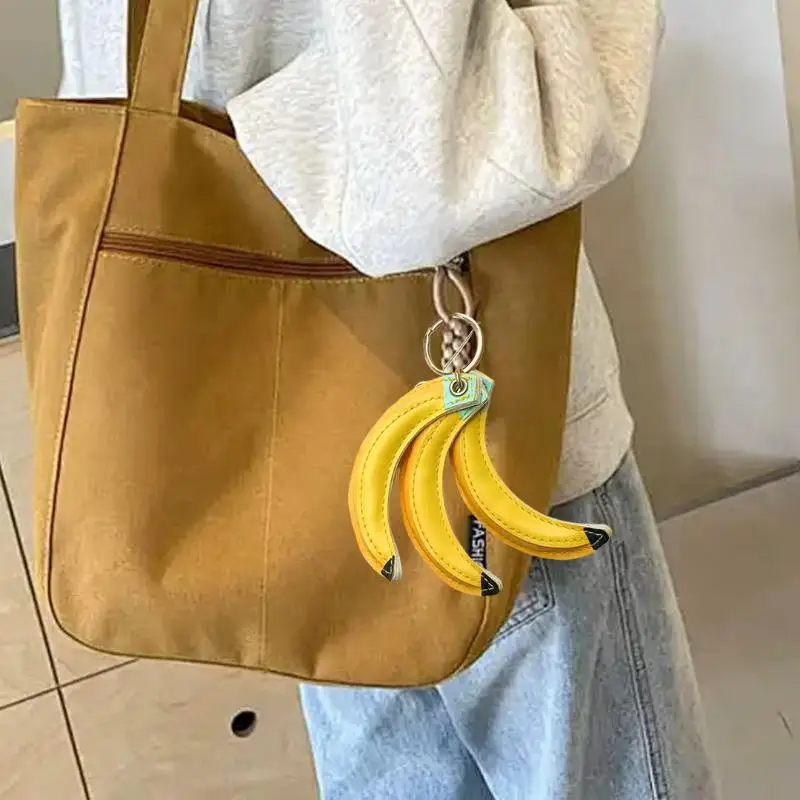 Cute PU Leather Banana Pendant With Key Rings Leather Cords For Bag Decoration Phone Lanyard Gift For Women/Kids/Bag Accessory
Cute PU Leather Banana Pendant With Key Rings Leather Cords For Bag Decoration Phone Lanyard Gift For Women/Kids/Bag Accessory